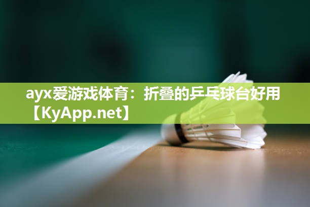 ayx爱游戏体育：折叠的乒乓球台好用