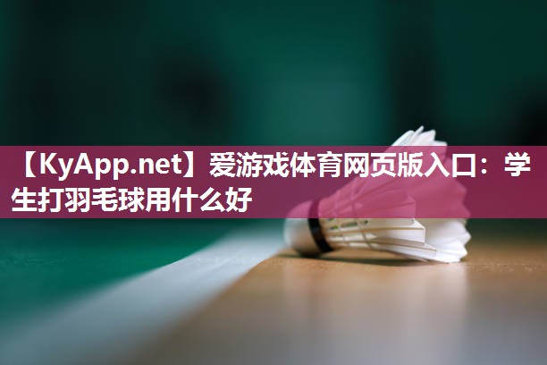 学生打羽毛球用什么好